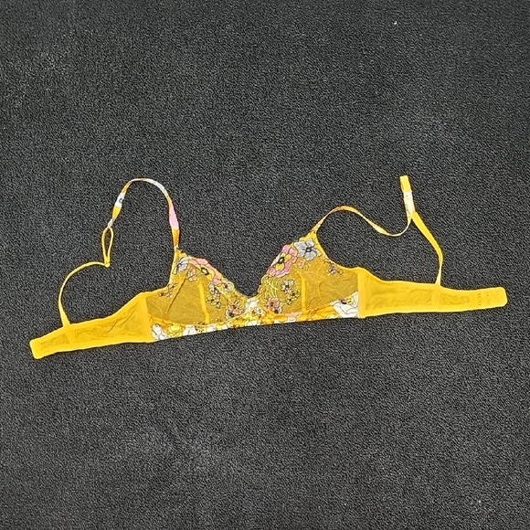 Salvage Other - Salvage Yellow Lace Bralette